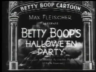 Betty Boop Hallowe’en Party